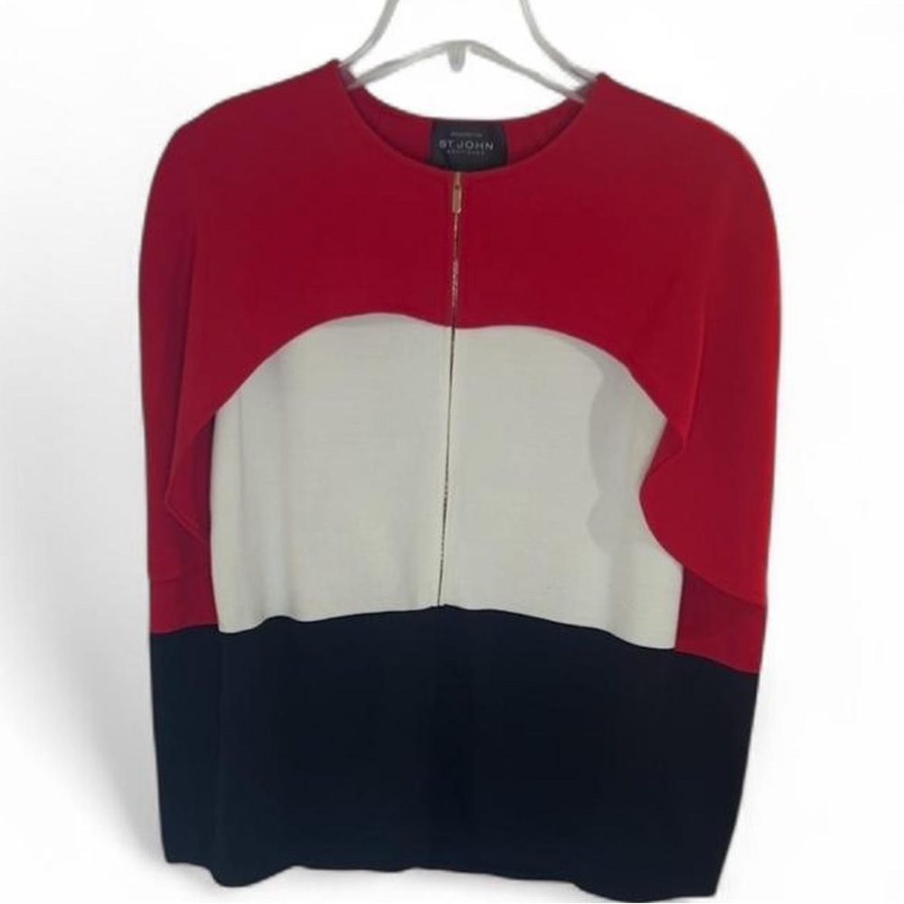 St. John Collection Cape in Milano Wool & Rayon - Size Small